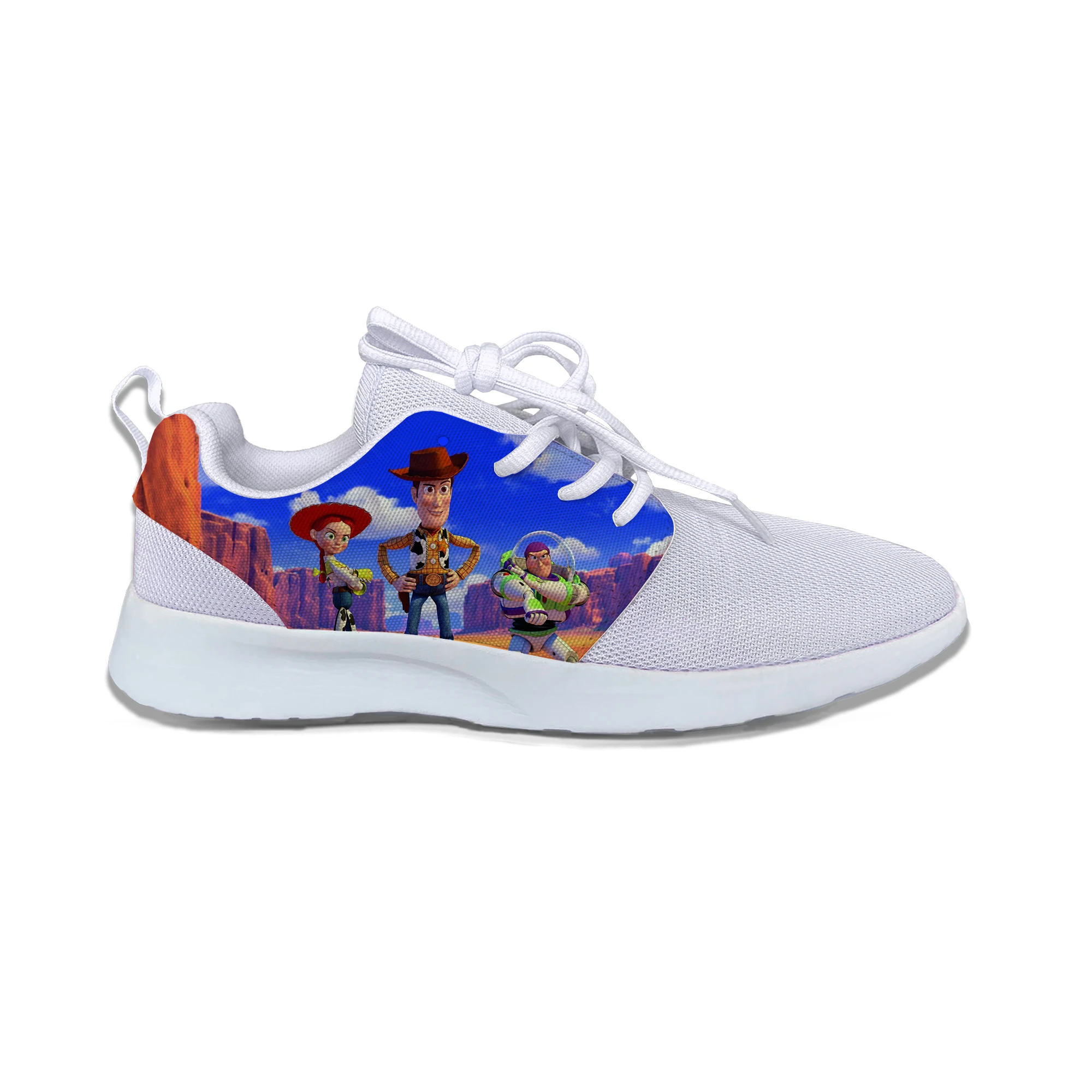 Toy Story 4 горячие милые забавные спортивные кроссовки для бега детская мода мультфильм дышащие легкие кроссовки подарок для мальчиков девочек детей - Цвет: Toy Story5