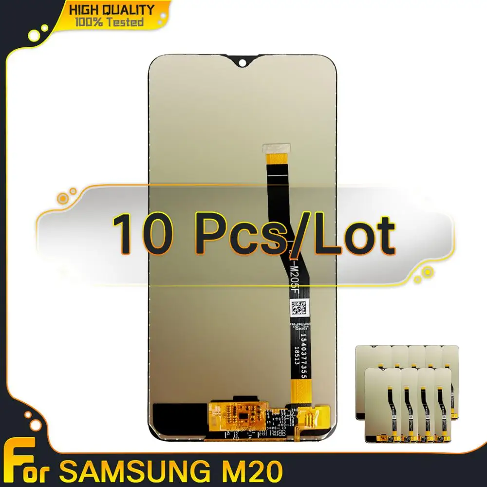 ЖК-дисплей Super AMOLED 6 3 ''для Samsung Galaxy M20 2019 SM-M205 M205F с сенсорным экраном и