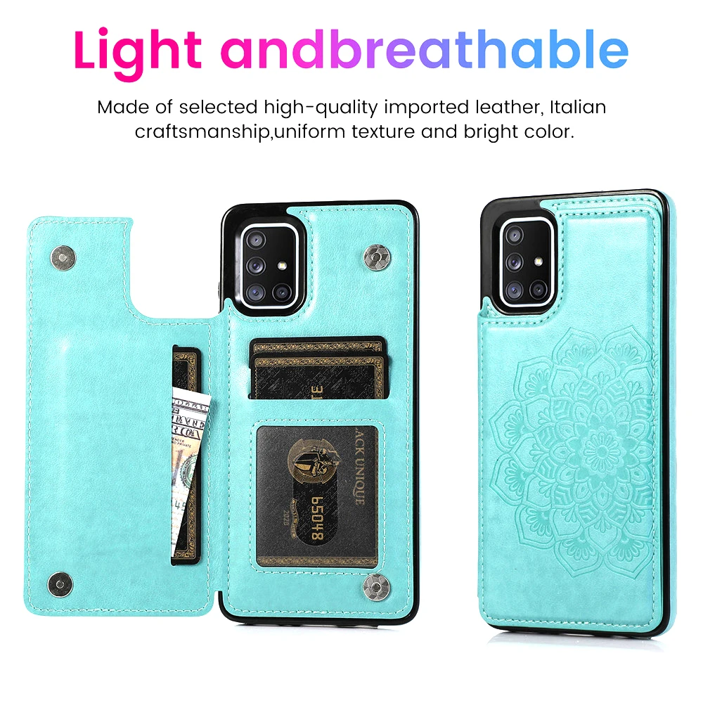 Wallet Case For Samsung Galaxy A52 A72 A12 A32 A22 A82 A51 A71 A21S A50 A70 A40 A30 A20 A10 S A81 A90 Leather Card Phone Cover - Image 5