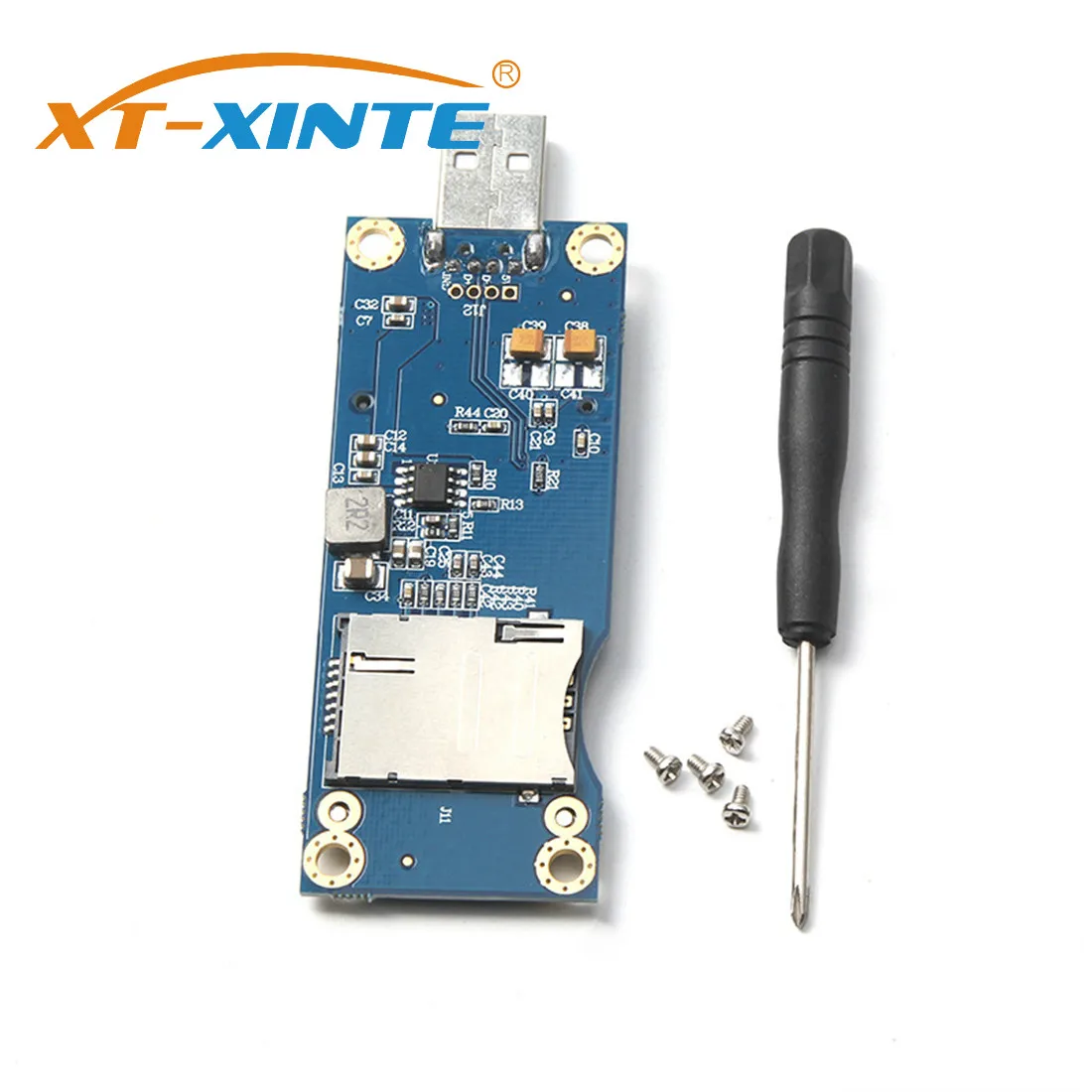 XT-XINTE Mini PCI-E беспроводной WWAN к USB 2,0 адаптер карта с sim-картой слот для WWAN/LTE модуль 3g/4G для HUAWEI EM730
