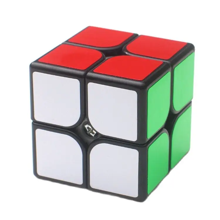 Новый оригинальный YJ GuanPo 2x2x2 plus версии куб магический пазл черный