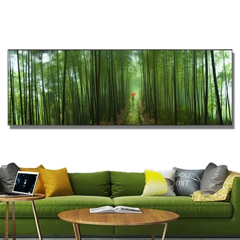 

The Maiden In Bamboo Forest Bedroom Wall Art Posters And Prints Modern Decor Canvas Painting Picture For Living Room Mural