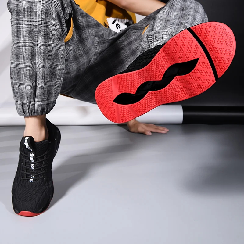 Взрослая спортивная обувь для мужчин дышащая 12 видов стилей твист; туфли с красной подошвой на высоком каблуке качественная спортивная обувь для улицы Фитнес Street, для бега, спортивные ботинки мужские