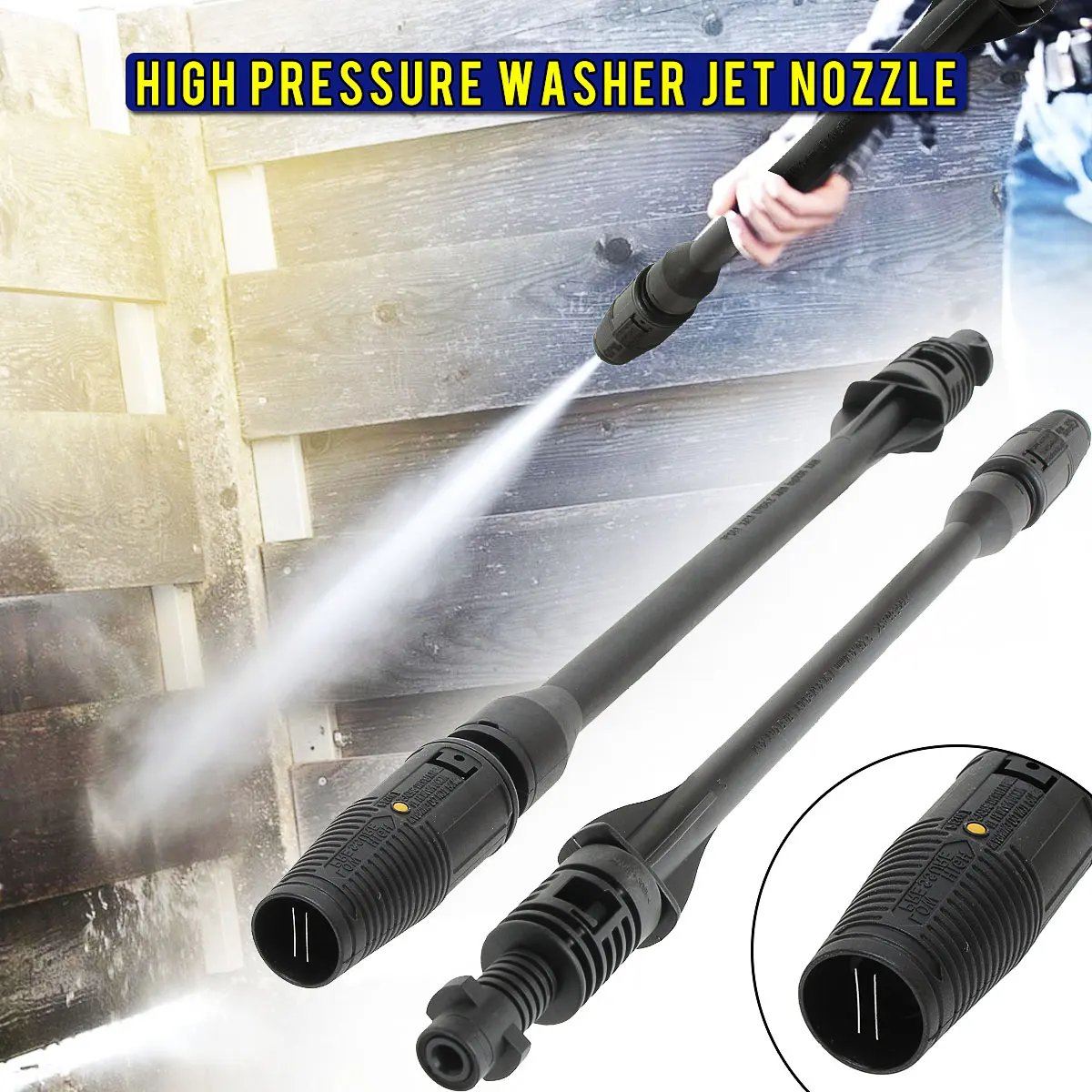 

Pressure Washer Car Washer Adjustable Jet Lance Wand Spear Nozzle Tip for Karcher K1 K2 K3 K4 K5 K6 K7 High Pressure Washers