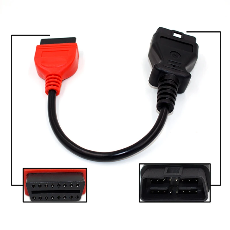 Высокое качество для fiatecuscan OBD2 разъем Диагностический кабель адаптеры для Fiat/Alfa Romeo/Lancia OBD сканер MultiECUScan