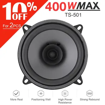 

1pcs 5 Inch 400W Car Coaxial Speaker Vehicle Door Auto Audio Music Stereo Full Range Frequency Hifi Speakers Loudspeaker For Car