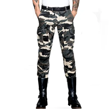 

Free shipping moto jeans apparel motorcross pants camouflage jeans leisure motorcycle men off road outdoor pants with protective