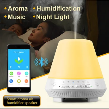 

300 ml Bluetooth Aroma Oil Diffuser Aromatherapy Ultrasonic Air Humidifier for Room Bedroom Home Car Kids Baby