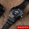 SKMEI Men Watch Outdoor Sports Electronic Watch Man Military Watches Men PU Strap Wristwatch Quartz Watches Double Clock 1454 ► Photo 2/6