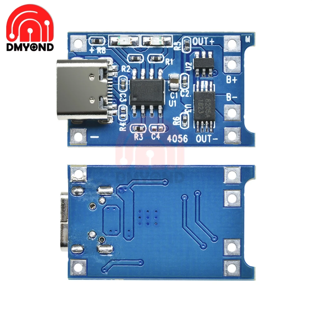 USB TYPE C 5V 1A 18650 TC4056A модуль зарядного устройства литиевой батареи зарядная плата Li