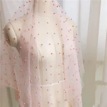 6 цветов многоцветный гвоздь жемчужная ткань платье Пряжа ювелирные изделия мягкая ткань платье ткань из тюля сетчатая ткань