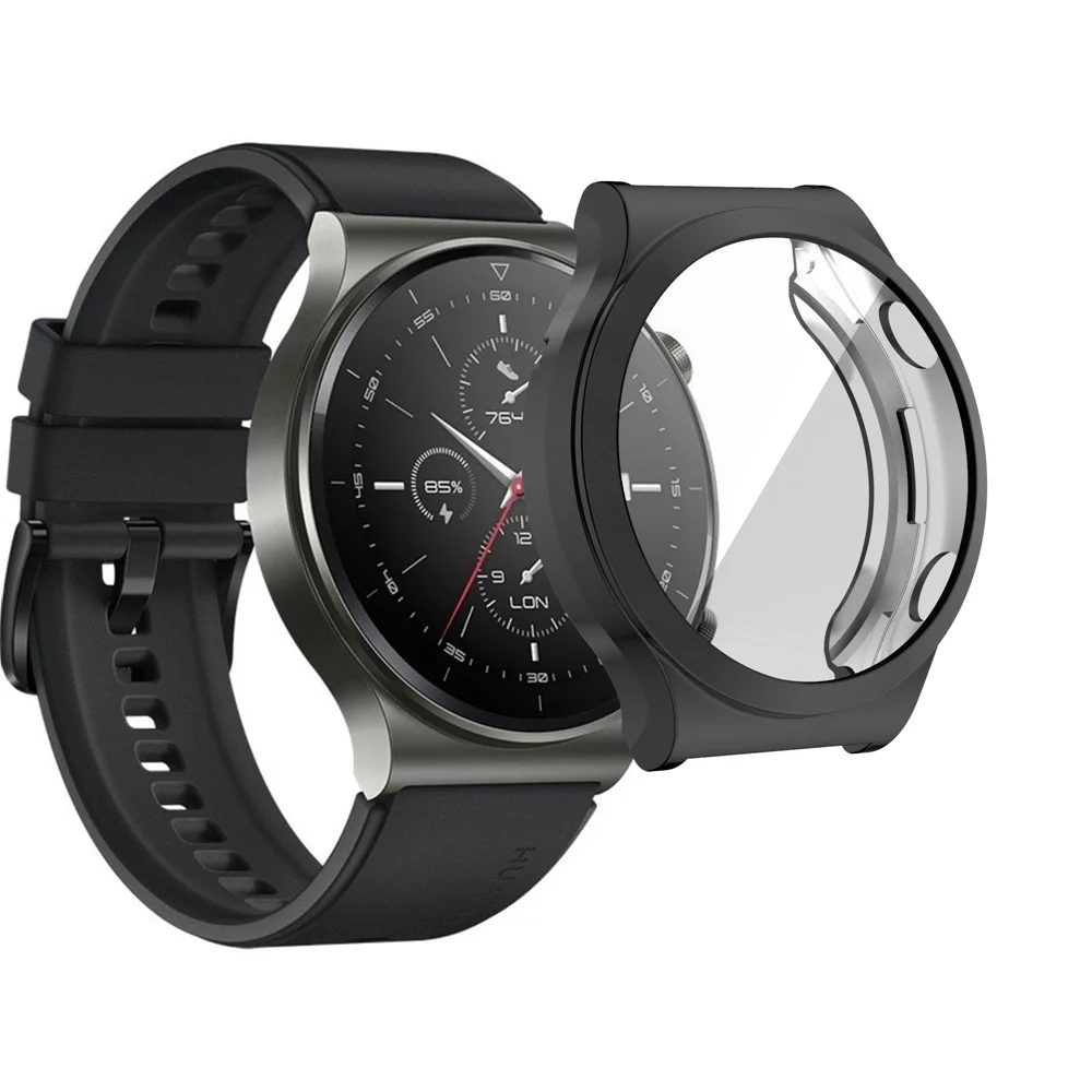FIFATA TPU Watch Case For Huawei Watch GT 2 Pro Protective Cover Full Screen Protector Shell For Huawei GT2 Pro Cases Edge Frame