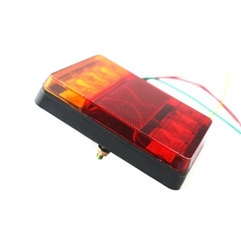 

2Pcs Turn Signal Light 8 LED 12V ABS Rear Brake Waterproof Replacement