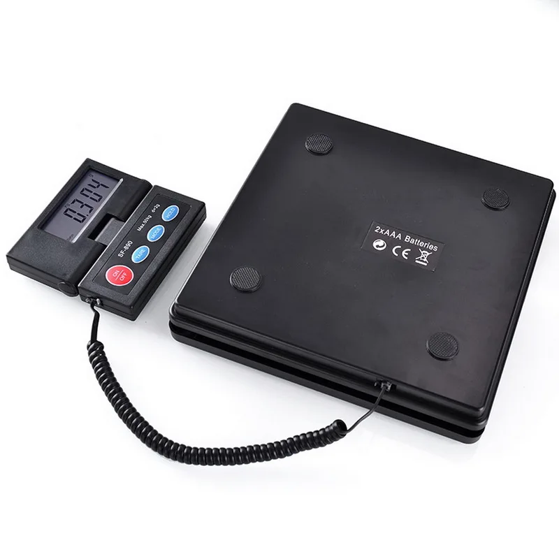 Mini Portable 50kg LCD Electronic Package Postal Weighing luggage Platform scale Digital Weighing scale Package Postal Scale New