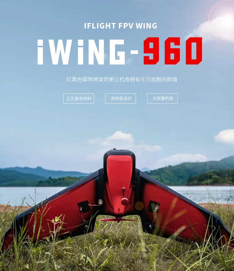 IFLIGHT модель крыла самолета с фиксированным крылом Iwing-960 FPV летающее крыло Delta крыло летающее крыло