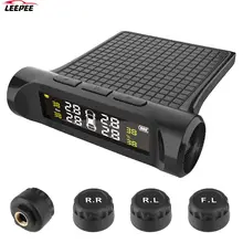 Bateria digital display lcd sistemas de alarme de segurança automática carro tpms sistema de monitoramento pressão dos pneus peças do automóvel