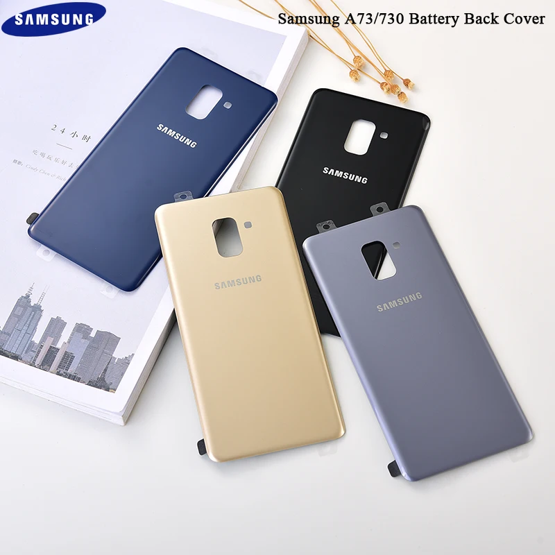 Samsung A73/A730 Новая задняя крышка для аккумулятора 3DGlass корпус двери телефона Замена