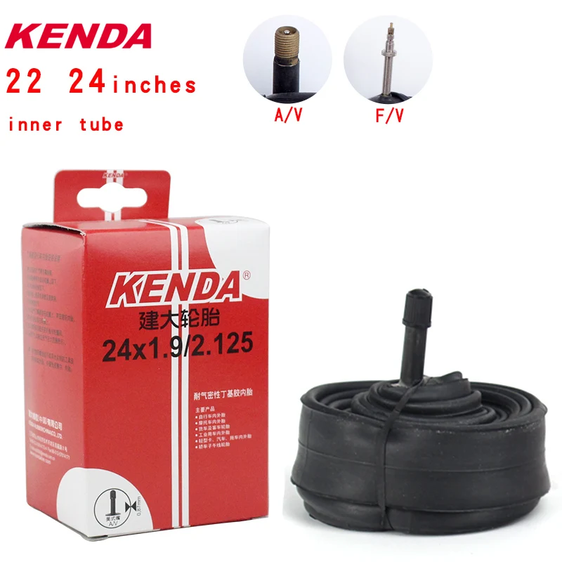 Kenda высокое качество велосипедная внутренняя трубка 22 дюйма 24*1 3/8 1 25 5 75 9 2 125/V F/V