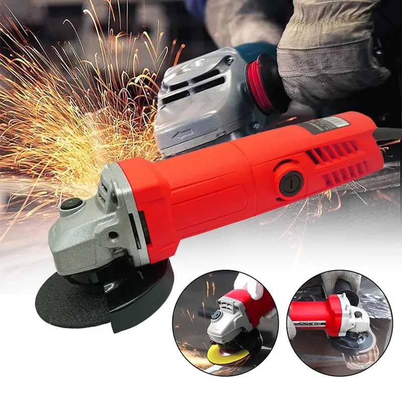 

115MM4.5 Inch Angle Grinder Rechargeable Electric Angle Grinder Power Tool For Cutting And Grinding Metal EU /UK/AU /US Plug