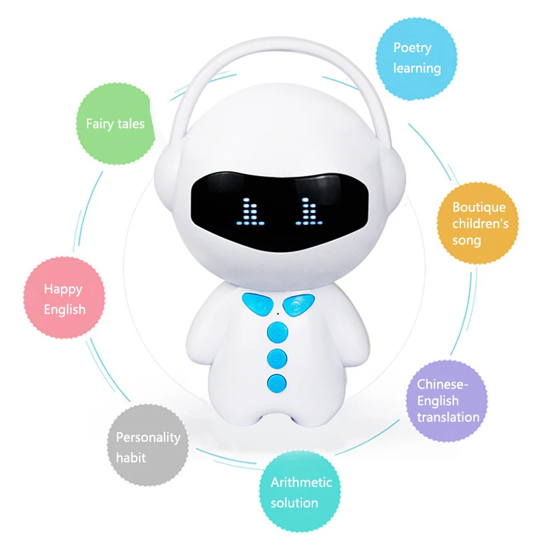 Children's Early Education Machine Educational Toys Intelligent Robot Voice Dialogue Android Wifi Story  Companion Learning Toy