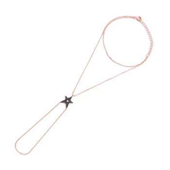 

SPENTA Star Polygon Shape Turkish Handmade 925 Sterling Silver Slave Bracelet