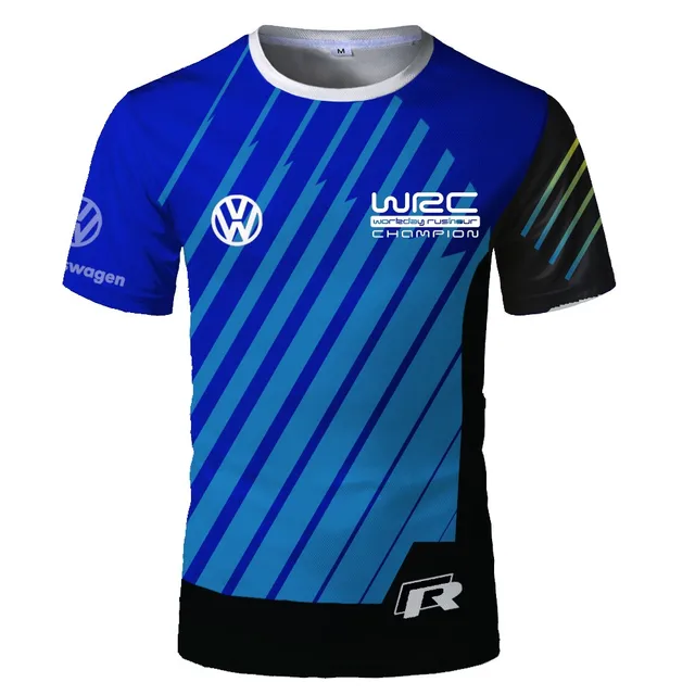 Car Icon Men'S T-Shirt 3d Printing Short-Sleeved Red Racing Logo Pattern O-Neck Oversized T-Shirt For Men And Women Sportswear ZJC-JTCB-009