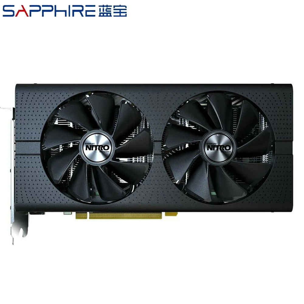 Видеокарты SAPPHIRE Radeon RX 480 Видеокарта AMD Gaming PC видеокарта GPU RX480 256bit 8 ГБ GDDR5 игровые компьютеры видеокарта б/у карты