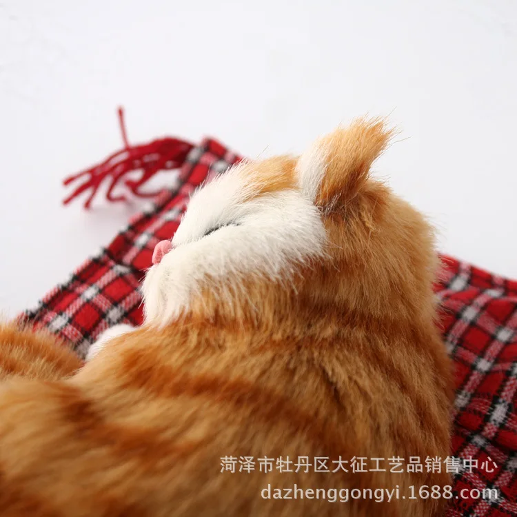 Имитация спящего кота, коврик для животных, маленький подарок для кошки, креативный подарок, предметы интерьера для дома