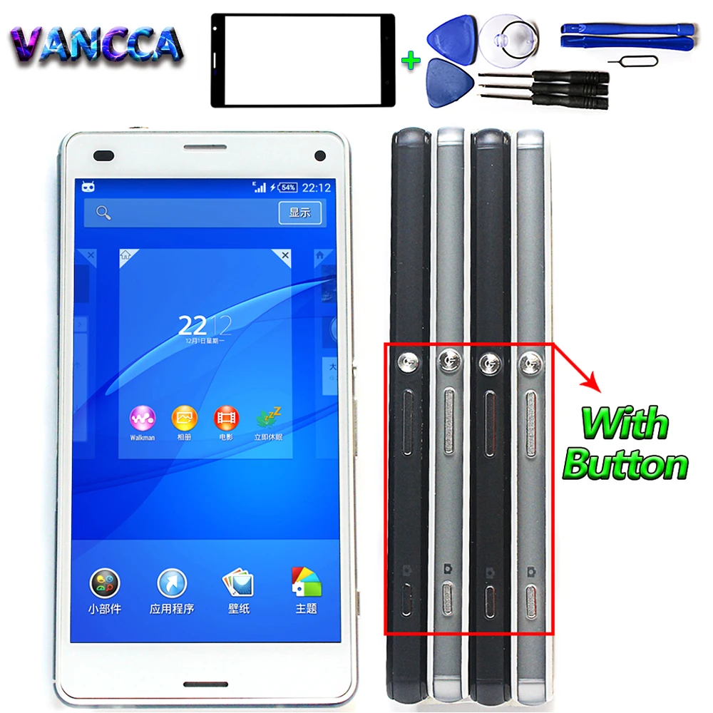 4 6 дюймов сенсорный экран для Sony Xperia Z3 компактный D5803 D5833 модуль ЖК дисплей и