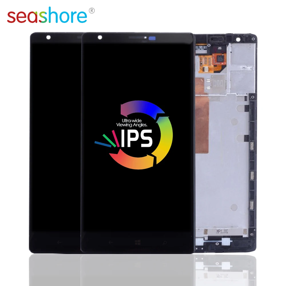 

ORIGINAL For NOKIA Lumia 1520 LCD Touch Screen Digitizer Assembly RM-937 RM-938 RM-940 For Nokia Lumia 1520 Display with Frame