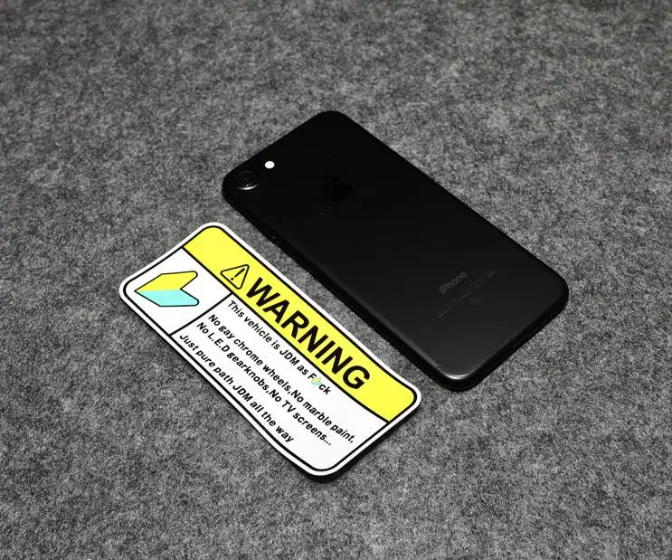 Предупреждение ющая турбо наклейка дрейф JDM отражательная Виниловая Наклейка