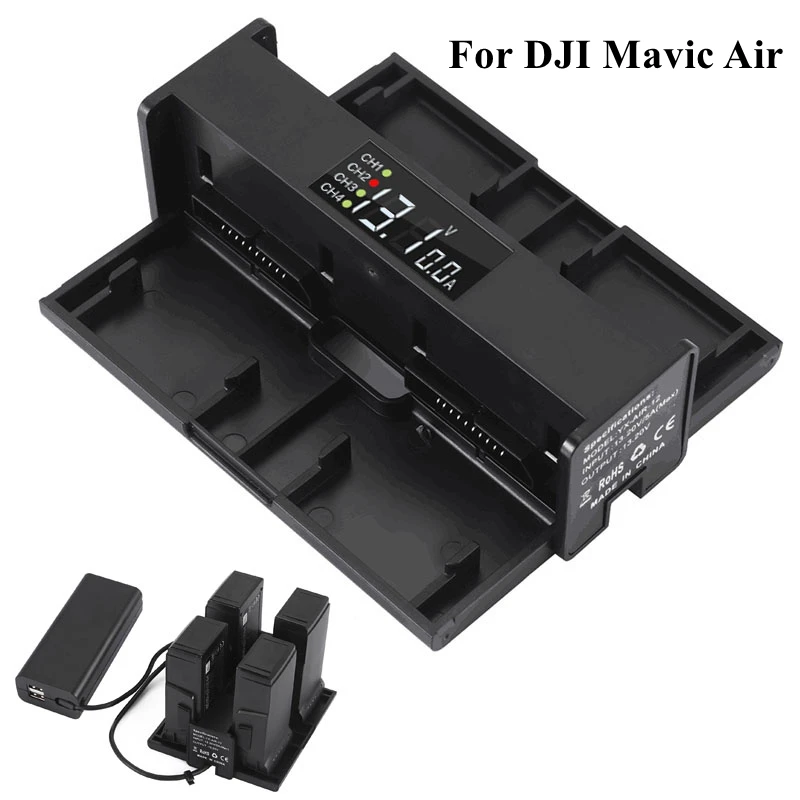 

Smart Battery Charging Steward Housekeeper Foldable Digital Display Butler Parallel Extension Adapter For DJI Mavic Air Charger