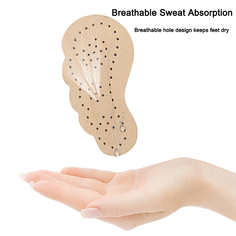 Shoe Insoles Shoe Stickers Shoe Anti Slip Stickers Forefoot Pads Forefoot Cushion Leather Forefoot Pad for Women Sandals High Heels Non-slip