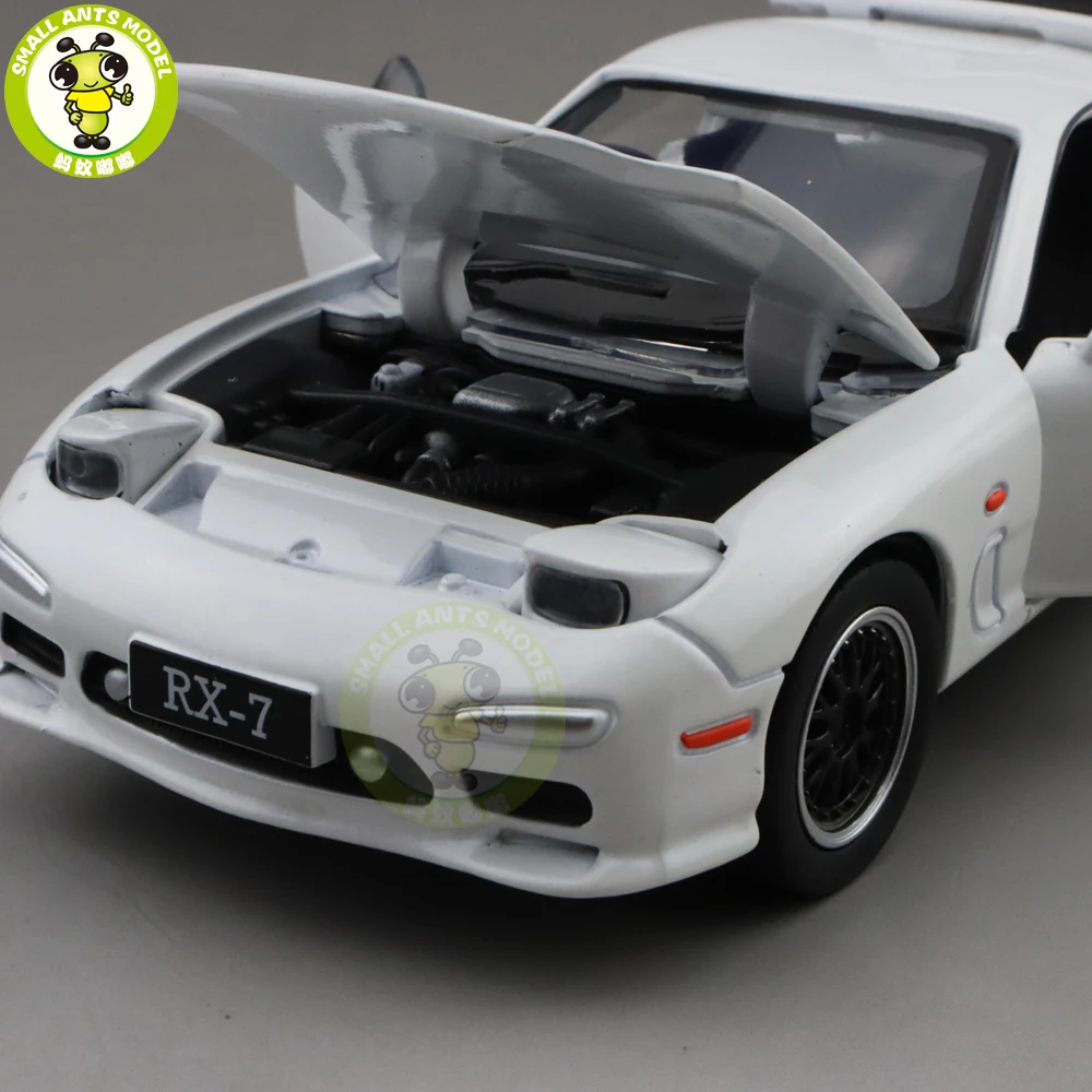 1/32 JACKIEKIM MAZ DA RX-7 RX 7 Diecast Model CAR Toys for kids children Sound Lighting gifts