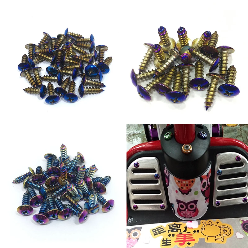 dirt pit bike kit motorcycle nuts bolts scooter tip screws fixed accessories 18 PCS for KTM husqvarna motocross part