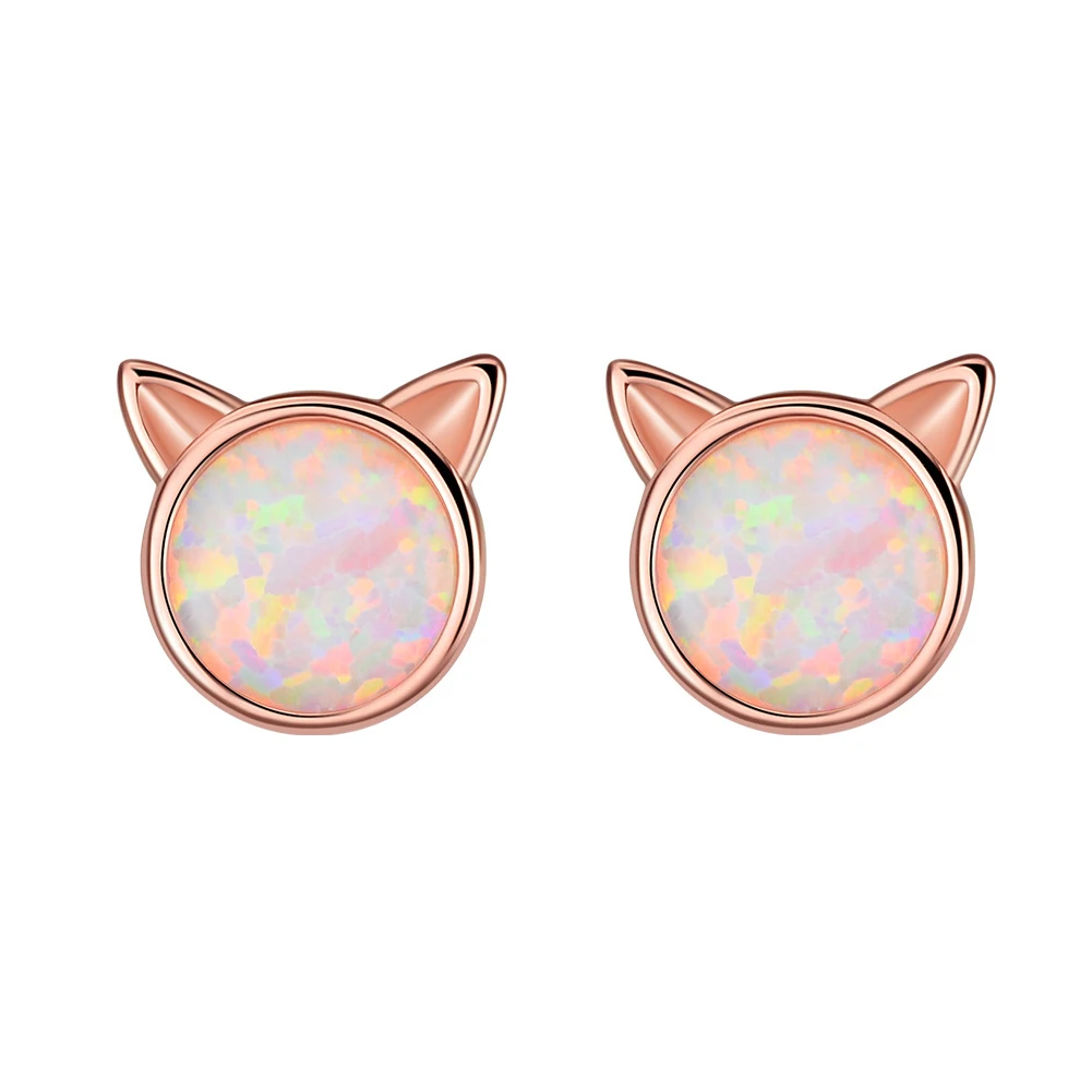 Cat Ears Stud Earrings