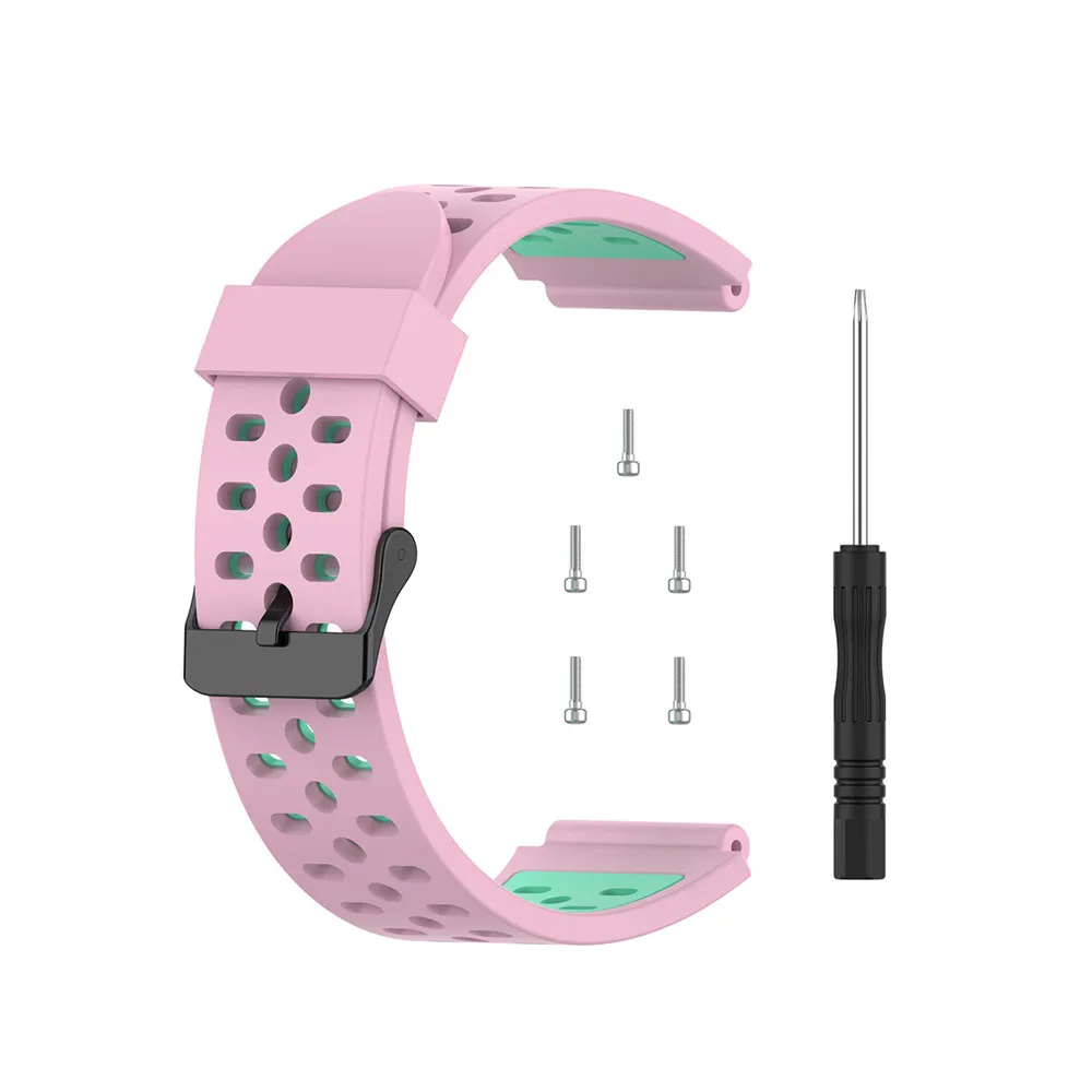 22 мм ремешок для наручных часов для Bushnell Neo Ion 1/Neo Ion 2/Excel часы для гольфа с GPS Сменные умные часы браслет для наручных часов - Цвет: Розовый