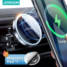 15W Qi Magnetic Mobile Phone Holder Wireless Fast Charger Portable Car Holder for iPhone 11 12 Pro Samsung Huawei Xiaomi Joyroom