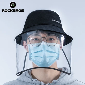 

ROCKBROS Bicycle Face Mask Breathable Foldable HD Transparent Washable Dust-proof Protection Mask Caps Used With Mascarilla Mask