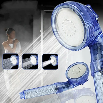 

Wall Mounted Spa Anion Balls Shower Single Head For Water Filtering Bath Sprayer Replacement Bathroom Fixtures