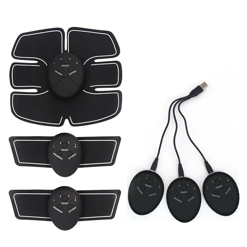 

Rechargeable Wireless Muscle Stimulator Smart Fitness EMS Trainer ABS Abdominal Arm Muscle Exerciser Body Slimming Massage