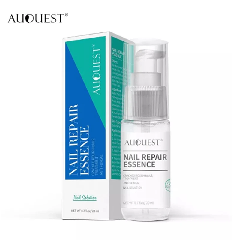 AuQuest Cracked Rough Nail Repair Essence Solution Anti-fungal Treatment Foot Scrub Finger Toe Hand Polish Care | Красота и здоровье