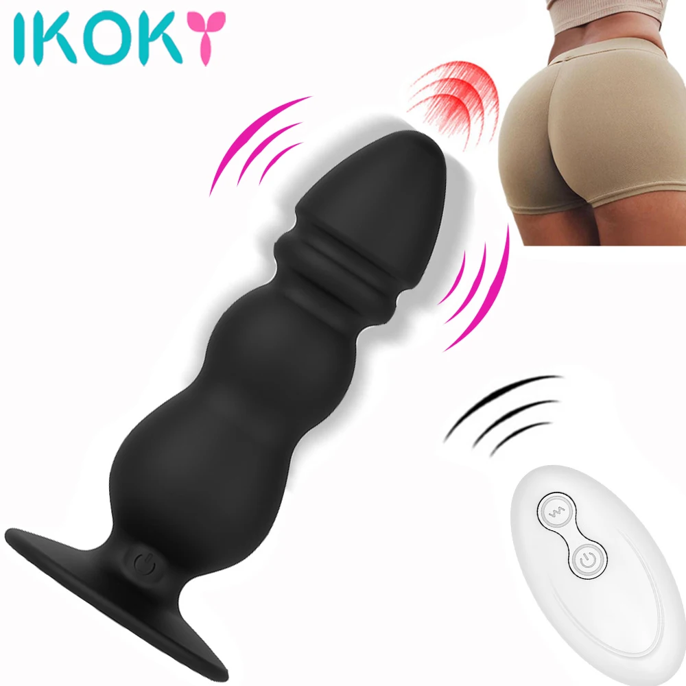 10 Speeds Wireless Remote Anal Dildo Male Prostate Massager Strong Sucker Unisex G-spot Stimulator Anus Penis Vibrator Sex Toys | Красота и