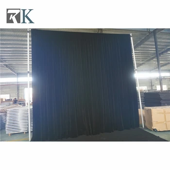 

luxurious curtain party wedding event hall decor pipe and drape for stage Backdrops