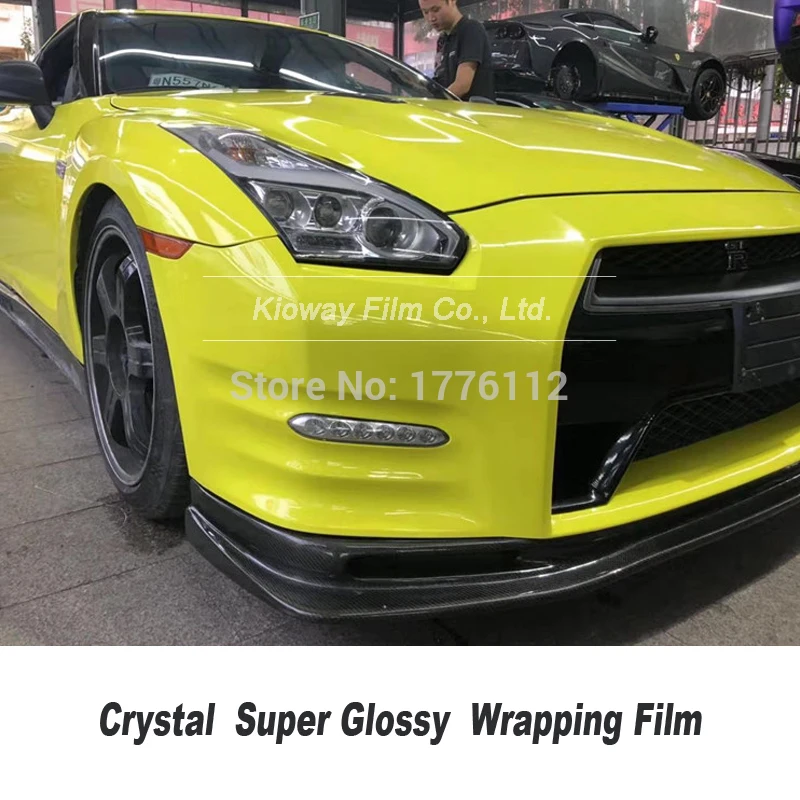 Высококачественная глянцевая виниловая пленка для автомобиля без пузырьков