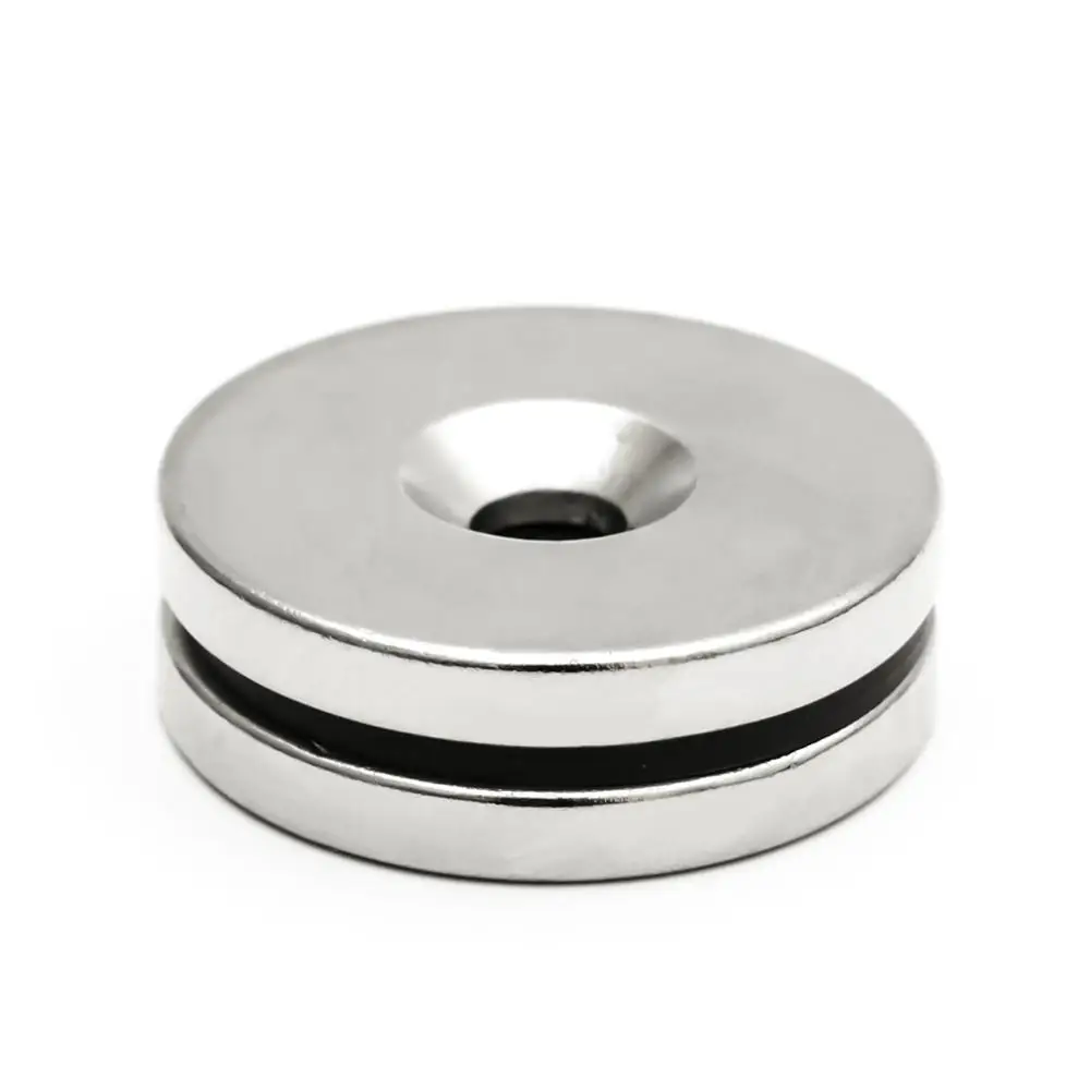 Small Countersunk Round NdFeB Neodymium Magnet 1p 35x10-6mm hole