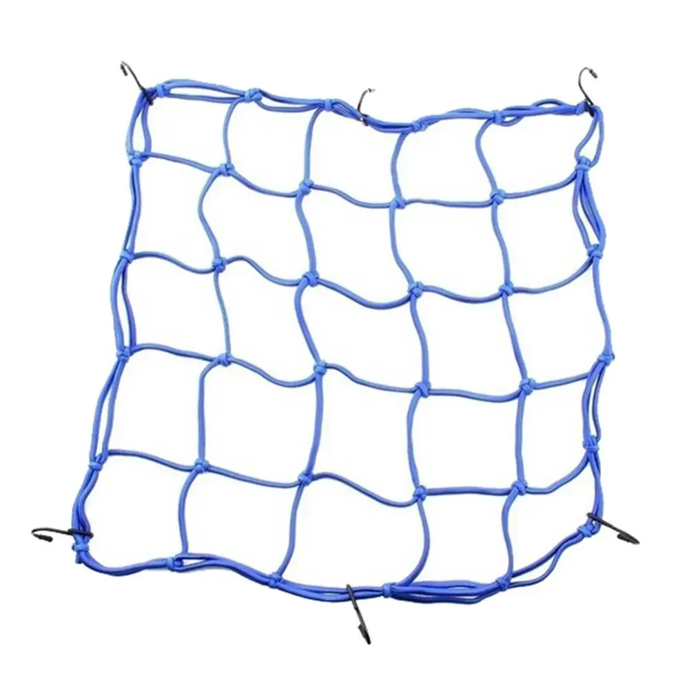 40x40cm Motorcycle Elastic Helmet Rope Cord Luggage Cargo Bungee Net motorcycle cargo net motorcycle bungee net