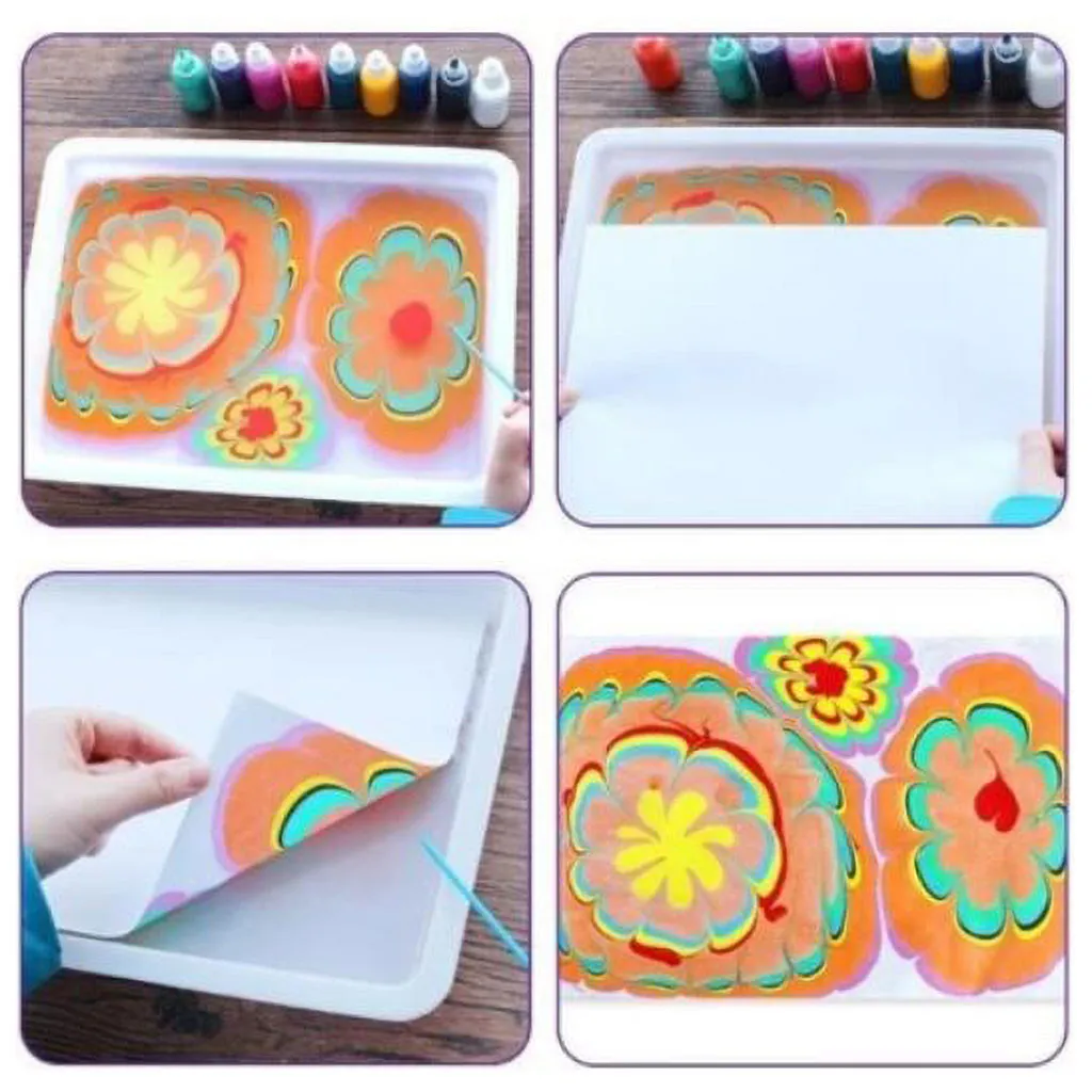 Игрушки и хобби водные художественные краски набор легко окрашиваются хорошо для детского восприятия цвета водная краска набор игрушка для обучения подарки