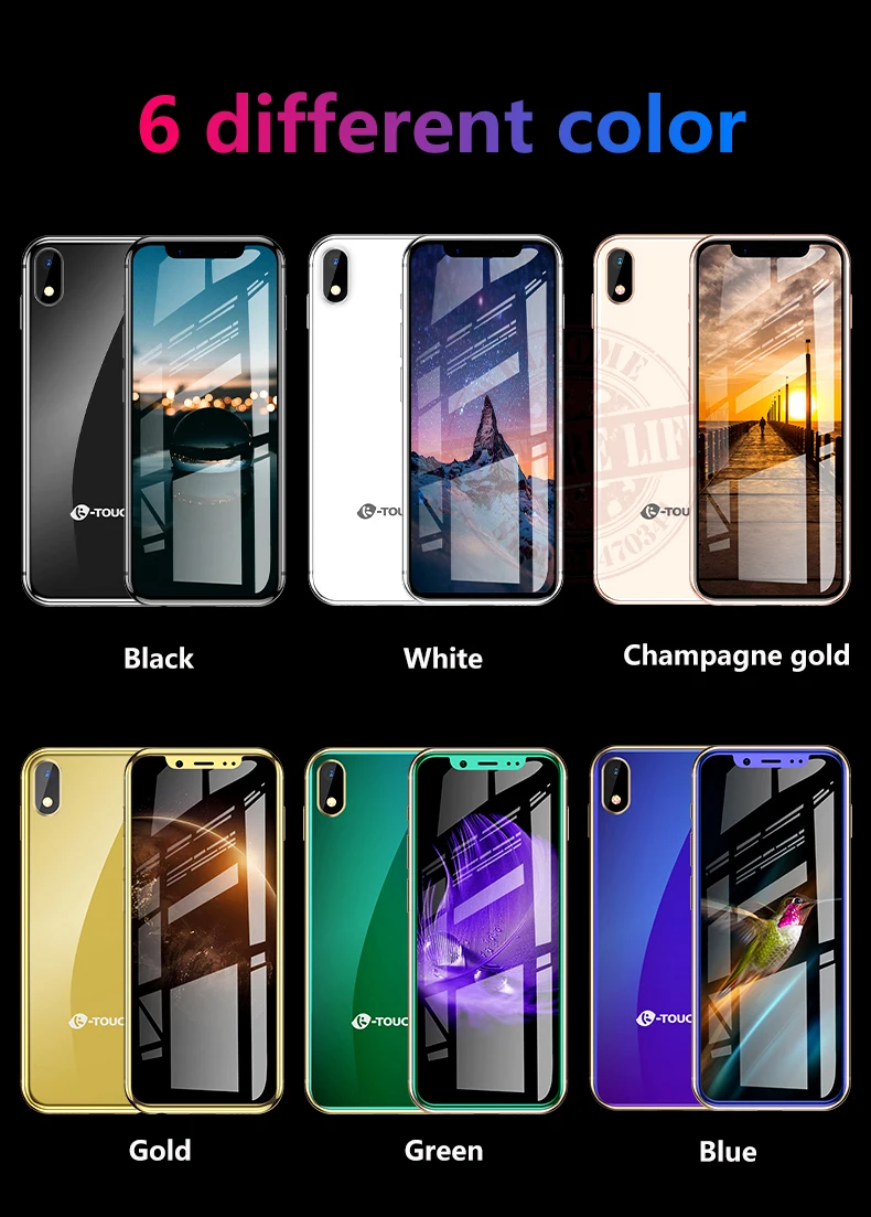 Anica K-TOUCH I9s 3g+ 32G маленький мини двойной 4G Ультра тонкий 3,5 экран Face ID dual SIM двойной режим ожидания Android 6,0