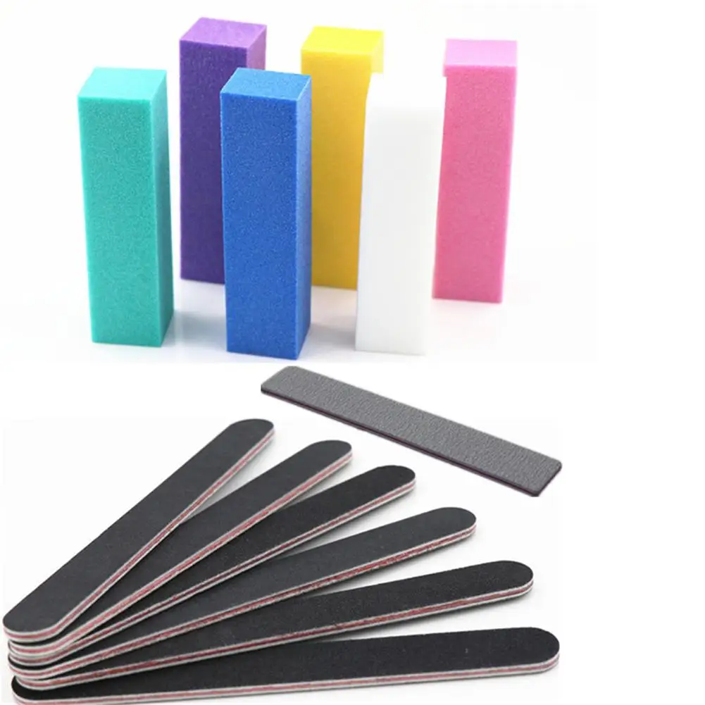 13 шт./компл. ногтей буферный блок файл маникюр педикюр Полировка пуш-ап наждачная бумага Тонкий комплект Маникюрный Инструмент набор кривой салона, инструменты для ногтей